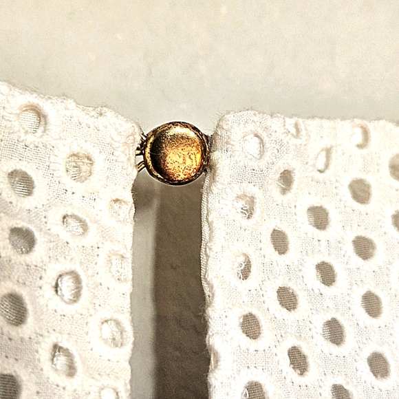 J. Crew White Eyelet Midi Dress - Picture 6 of 7